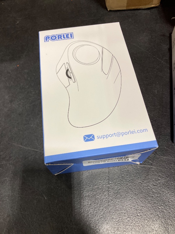 View 2 of PORLEI Wireless Ergonomic Trackball Mouse