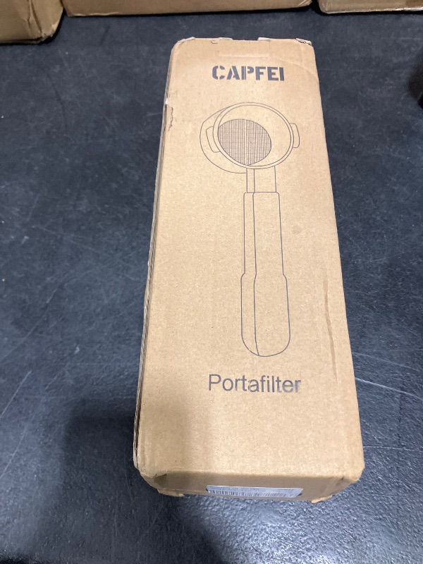 View 2 of 51mm Portafilter 3 Ears with Double Spout for Delonghi Dedica EC680/685