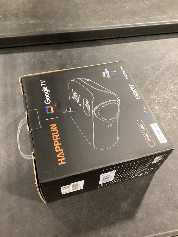 View 2 of HAPPRUN Native 1080P Projector with Google TV