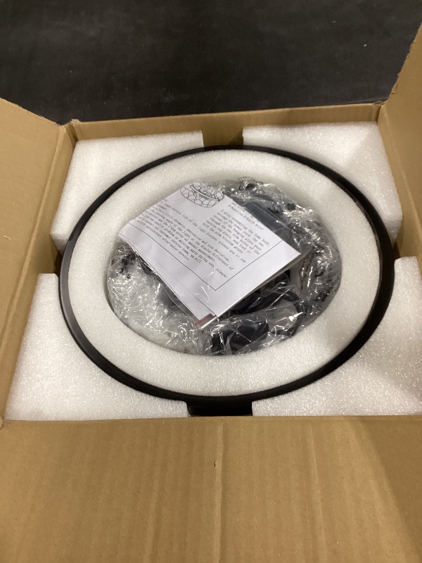 View 3 of TOULMJ Semi Flush Mount Ceiling Light with Hammered Glass Shade