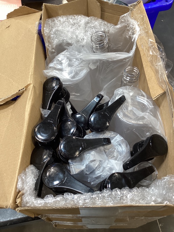 View 3 of Maxdot 12 Pcs 750ml Plastic Syrup Bottles with Black Pump