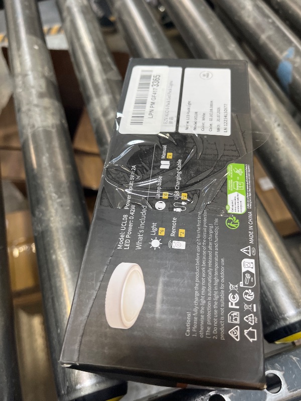 View 2 of EZVALO LED Puck Lights, Rechargeable Under Cabinet Lighting