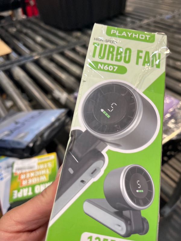 View 2 of PlayHot Portable Turbo Fan - Black