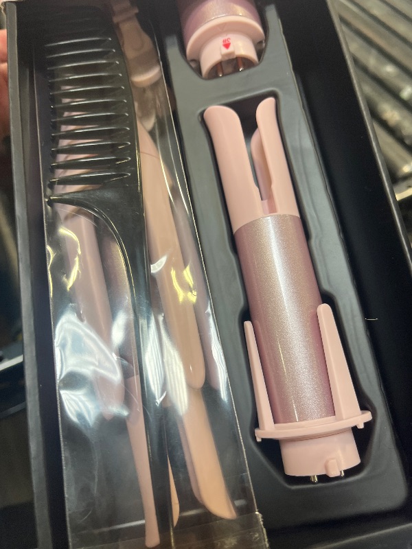 View 2 of TSUYAGLA 3-in-1 Automatic Curling Iron Set