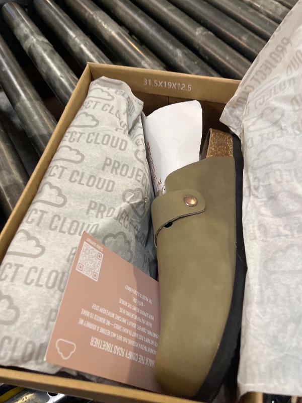View 2 of PROJECT CLOUD 100% Full Grain Genuine Leather Clogs for Men Mules for Men 8.5