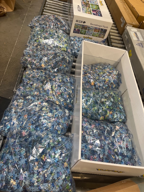 View 2 of Ravensburger Pokémon Celebration Journey 40000 Piece Jigsaw Puzzle 10 bags total