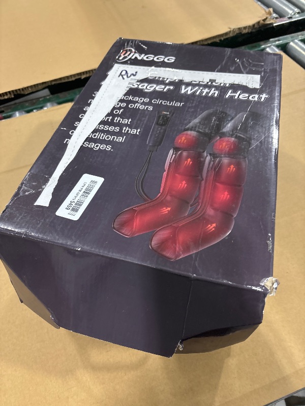 View 2 of Leg Massager with Heat, Compression Boots for Circulation and Pain Relief