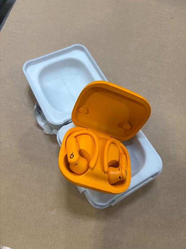 View 2 of Beats Powerbeats Pro 2 - Wireless Noise Cancelling Workout Earbuds with Secure- Fit Earhooks, Up to 45-Hour Battery with Charging Case, Sweat & Water Resistant, Heart Rate Monitoring - Electric Orange