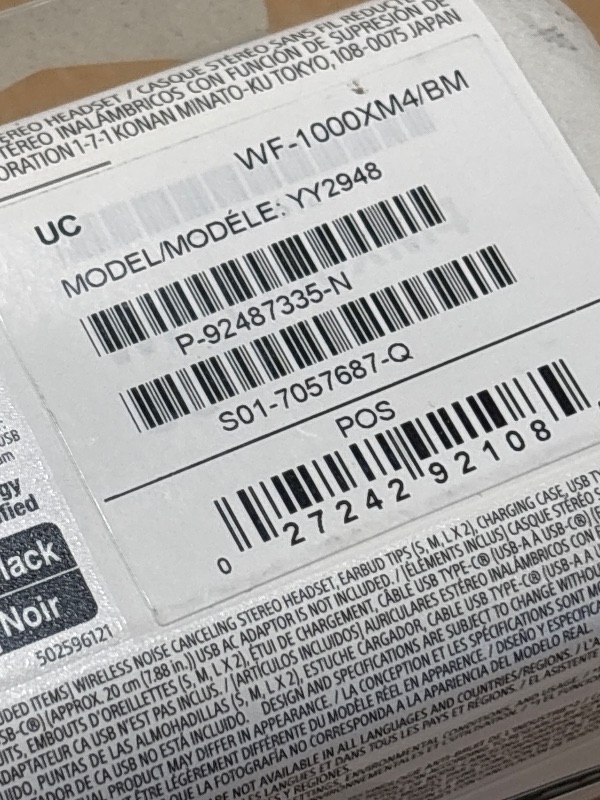 View 2 of Sony WF-1000XM4 Wireless Noise Canceling Earbuds