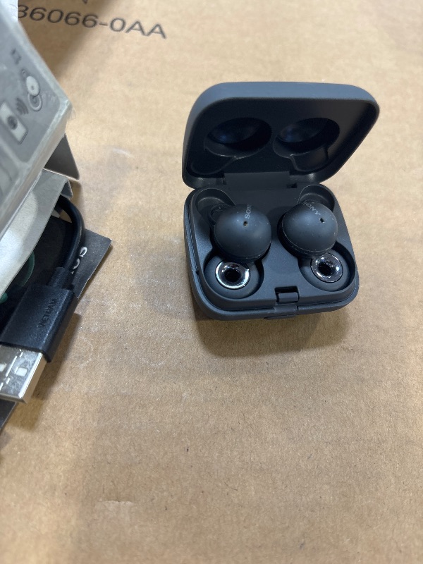 View 2 of Sony LinkBuds True Wireless Earbud Headphones - Gray
