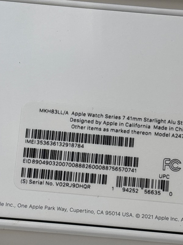 View 3 of Apple Watch Series 7 GPS + Cellular 41mm Smartwatch