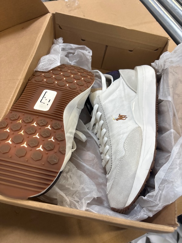 View 3 of Polo Ralph Lauren Men Train 89 Suede Sneakers