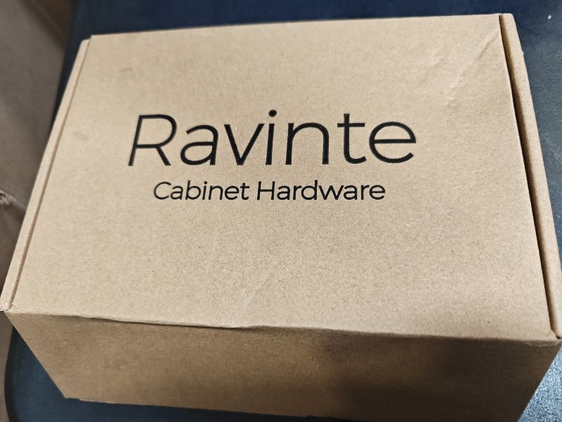 View 2 of Ravinte Matte Black Cabinet Handles - 8 Inch Length, 7-1/2" Hole Centers (20
