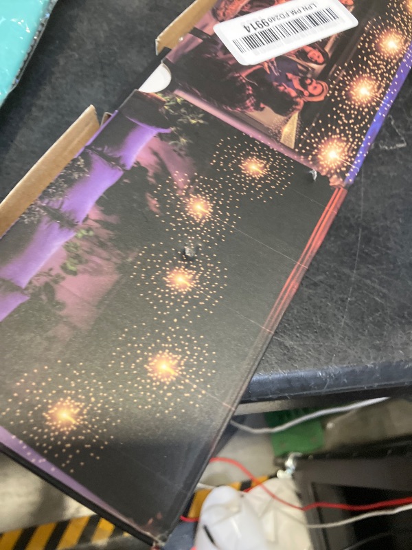 View 2 of PXBNIUYA 5 Pack 1000LED Solar Starburst Sphere Lights,Firework Light Timer