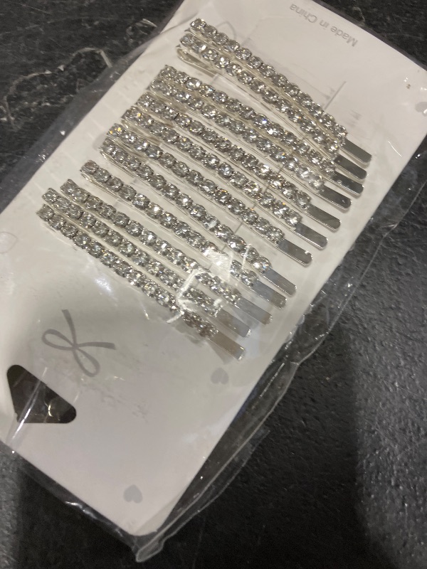 View 2 of SUMAJU 12-Piece Rhinestone Bobby Pins