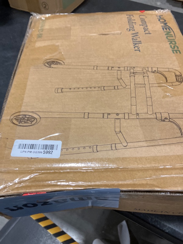 View 2 of HOMENURSE Adjustable Folding Walker