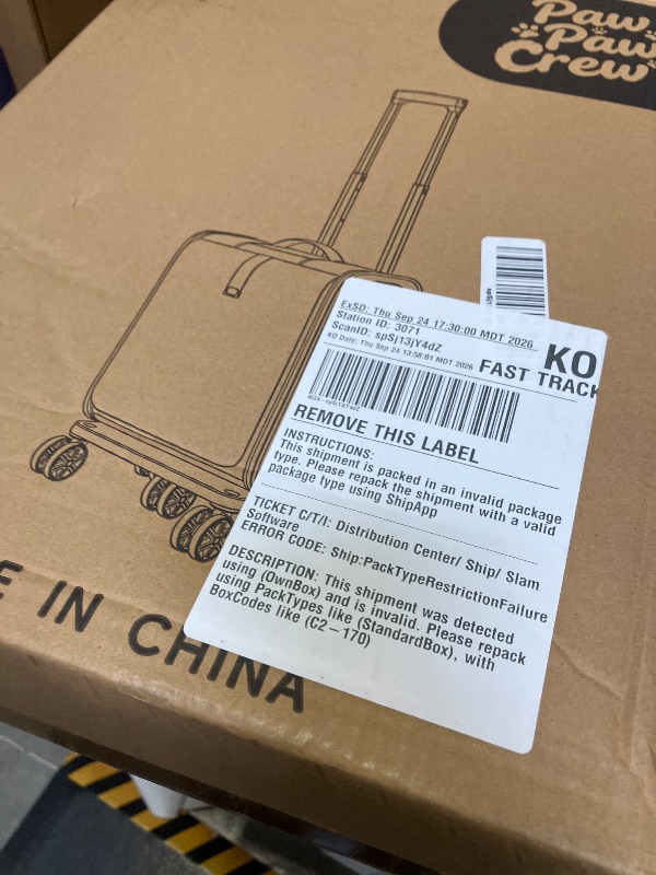 View 2 of Generic Pet Carrier Backpack with Wheels