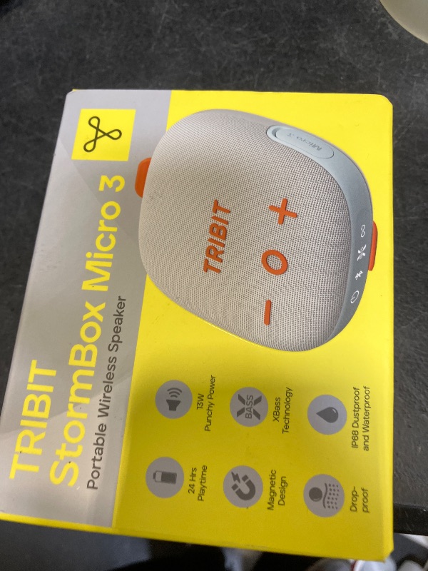 View 2 of Tribit StormBox Micro 3 Portable Bluetooth Speaker, 13W, IP68 Waterproof