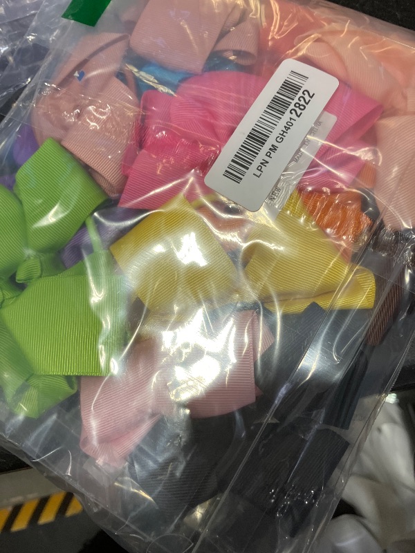 View 2 of CéLLOT 40Pcs 4.5" Boutique Hair Bows with Ties