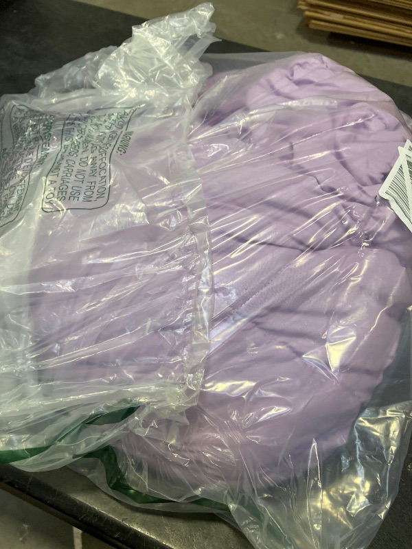 View 2 of Yescool Weighted Blanket Queen 20lbs 60" x 80" Purple