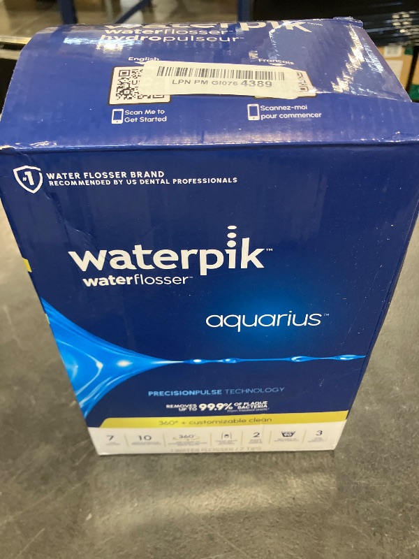 View 2 of Waterpik Aquarius Countertop Water Flosser WP-660 White