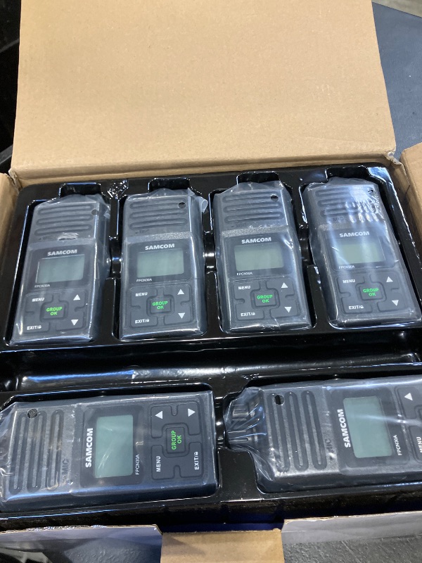 View 3 of SAMCOM FPCN30A Commercial Walkie Talkies 6 Pack