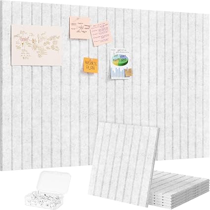 Photo 1 of Large Felt Bulletin Board with Self-Adhesive - 6 Pack