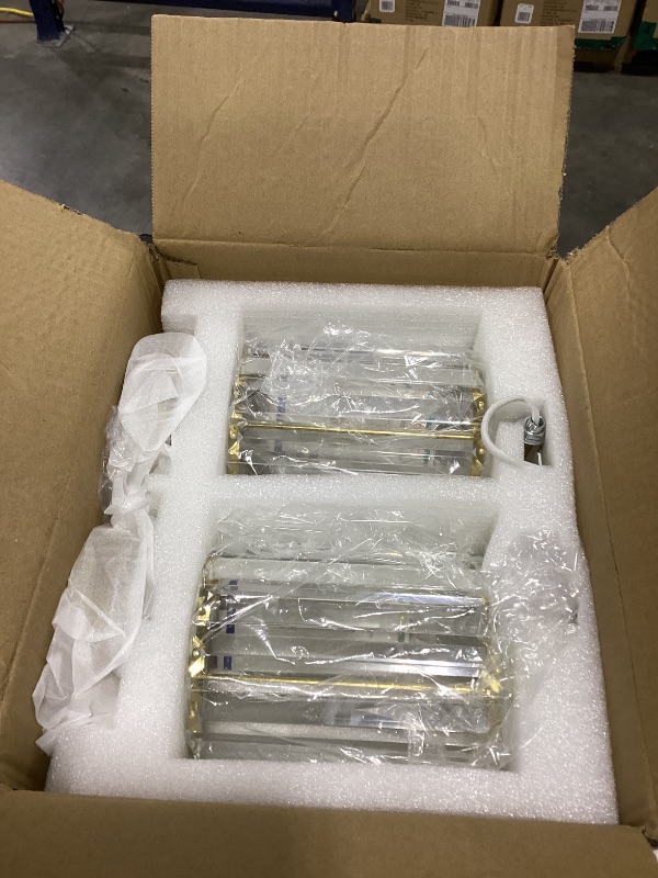 View 3 of KARTOOSH Set of 2 Crystal Wall Sconces
