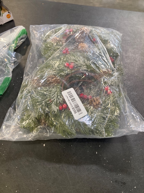 View 2 of Hotop 8 Pcs Mini Christmas Wreaths