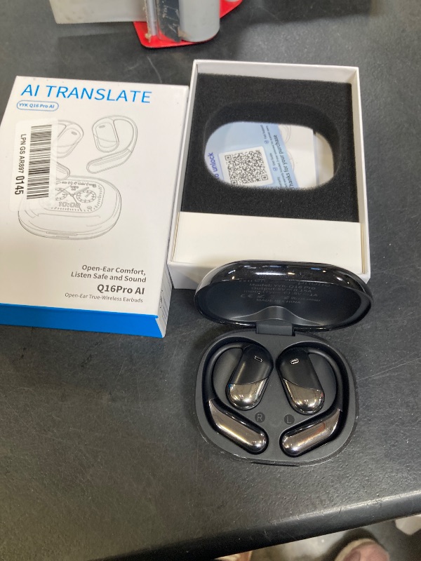 View 2 of LOCKED-------------------------------Xoruezls AI Translation Earbuds, Bluetooth 6.1