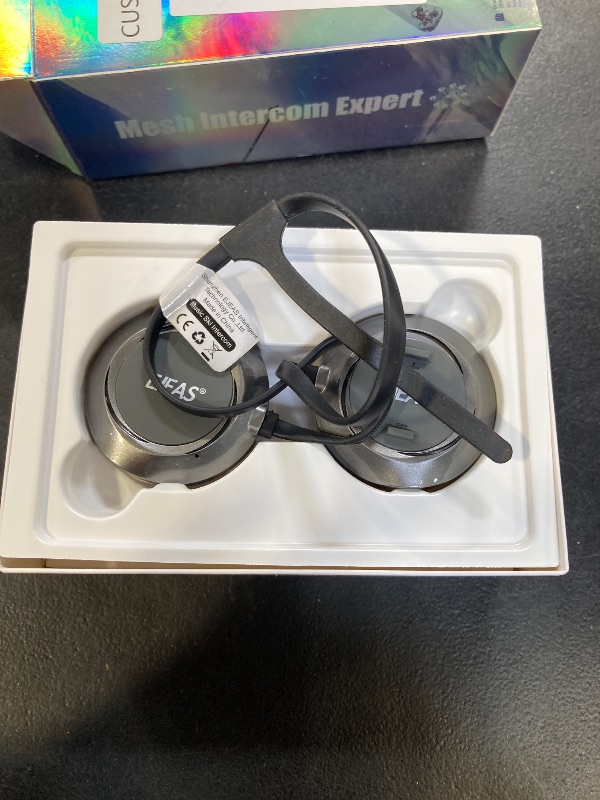 View 2 of Intercom System, Ideal for Ski/Snowboard/Cycling, for Any Ready Ski/Snowboard Helmet, Hands-Free Control, Waterproof, HiFi Quality, Noise Reduction
