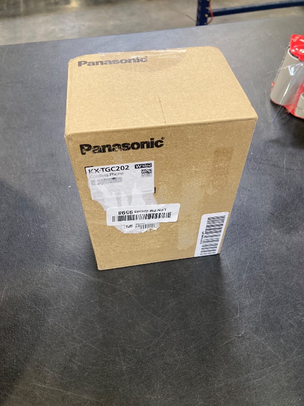 View 2 of Panasonic KX-TGC202 Cordless Phone - White