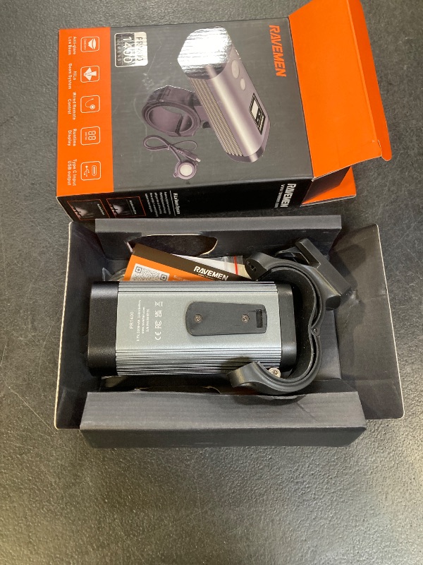 View 2 of Ravemen PR1400 Bike Front Light 1400 Lumens