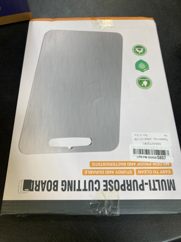 View 2 of Titanium Cutting Board - 2026 New Upgrade 100% Pure Titanium Cutting Boards for Kitchen Double Sided Non Toxic Titanware Cutting Board,Hygiene Durable Dishwasher Safe Chopping Board (12"L x 9"W)