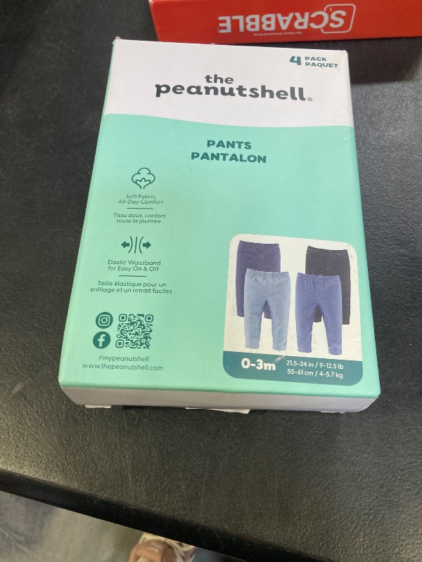 View 2 of The Peanutshell Baby Jeggings Set of 4 - 0-3 Months