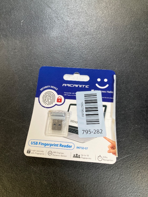 View 2 of ARCANITE USB Fingerprint Reader for Windows 10 Hello