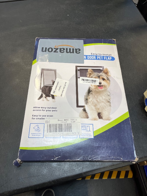Photo 1 of TonGass Large Pet Door Flap for Screen Door Fits Dogs & Cats Under 100 Lbs