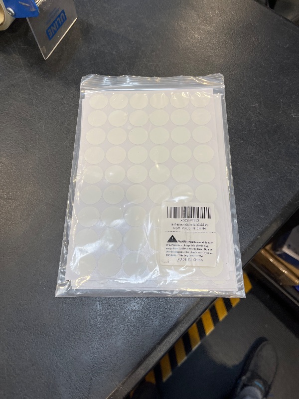 View 2 of Romeda Self-Adhesive Screw Hole Covers Stickers, White