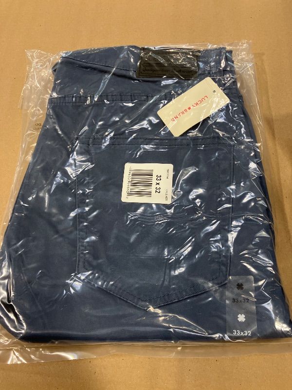 View 2 of Lucky Brand 410 Athletic Sateen Stretch Jean size 33x32