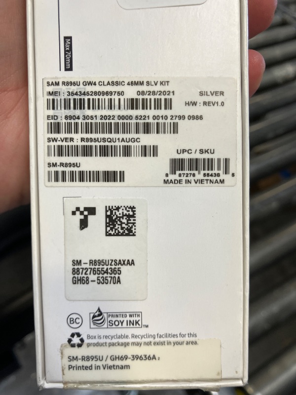 View 4 of Samsung Galaxy Watch4 Classic 46mm Smartwatch - Silver