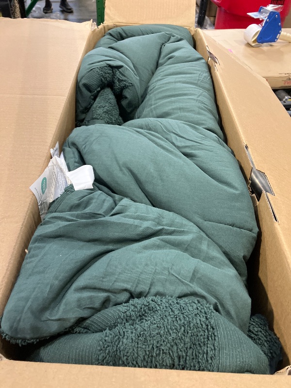 Photo 1 of Bedsure Queen Comforter Emerald Tufted Checkboard