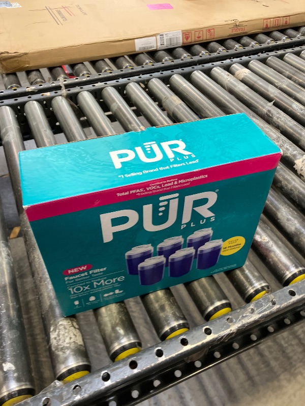 View 2 of PUR Plus Faucet Mount Water Filter Replacement, 6 Pack