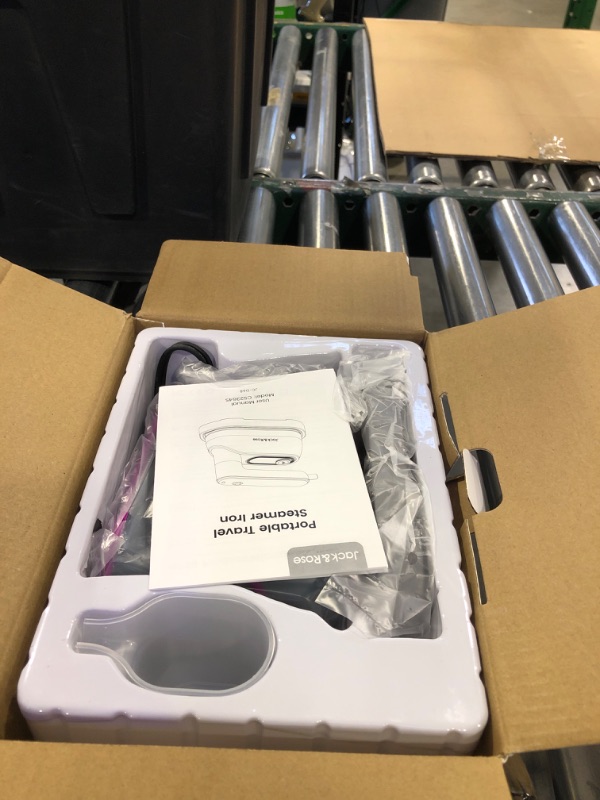 View 2 of Jack & Rose Travel Garment Steamer Iron, White