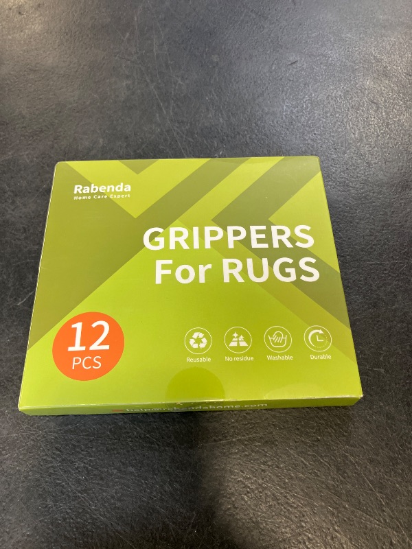 View 2 of Rabenda Rug Gripper Tape for Hardwood Floors, 12 Pcs