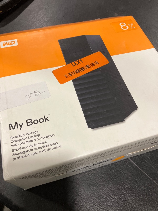 View 2 of WD 8TB My Book Desktop External Hard Drive