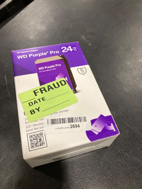View 2 of Western Digital 24TB WD Purple Pro Internal Hard Drive HDD