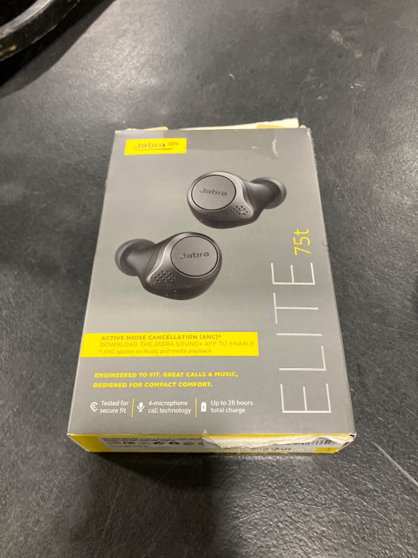 View 2 of Jabra Elite 75t True Wireless Earbuds