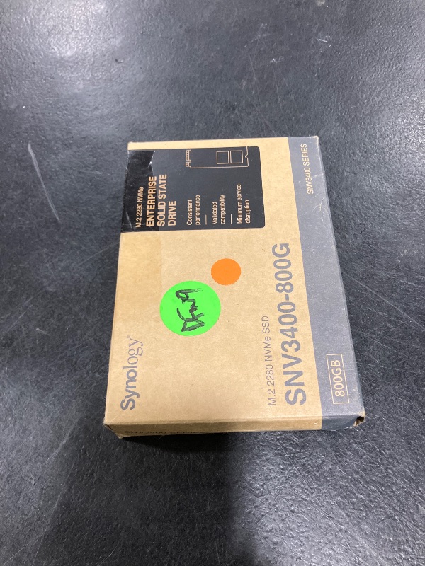 View 2 of Synology SNV3400 800GB M.2 2280 NVMe SSD