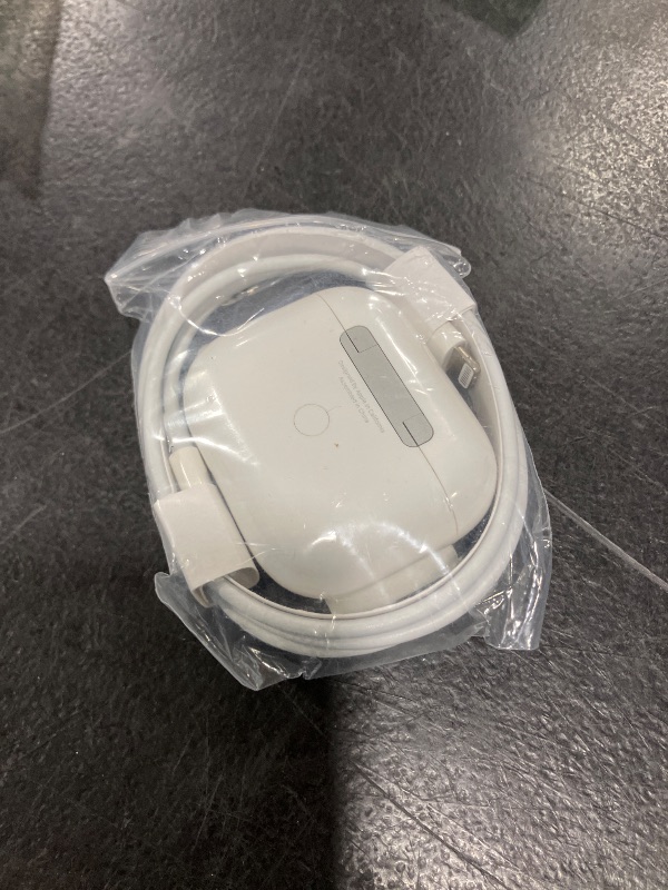 View 3 of Apple AirPods (3rd Generation) Wireless Earbuds with MagSafe Charging Case. Spatial Audio, Sweat and Water Resistant, Up to 30 Hours of Battery Life. Bluetooth Headphones for iPhone