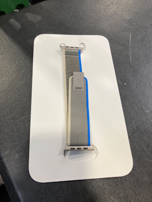View 3 of Apple Watch Trail Loop Band - Green/Gray